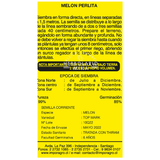 Semillas de melon perlita