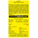 Semillas de melon honey dew TUNA